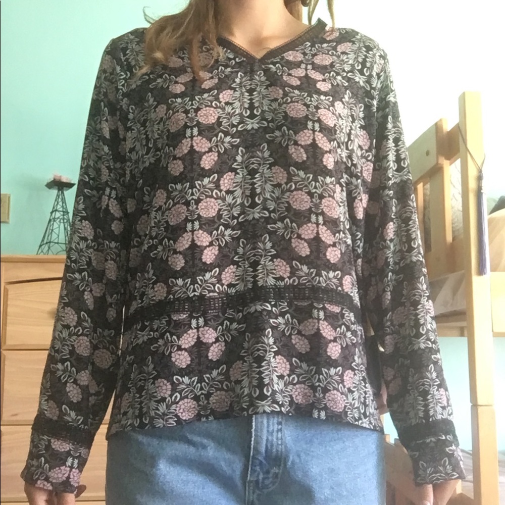 Fancy long sleeve blouse